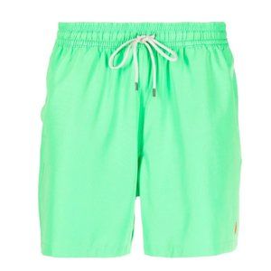 NWT Polo Ralph Lauren  Polo Pony drawstring swim shorts Green S